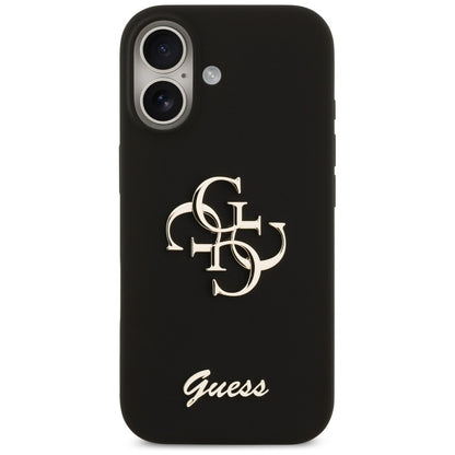 Deksel for Apple iPhone 17, Guess, Big 4G Script, Svart