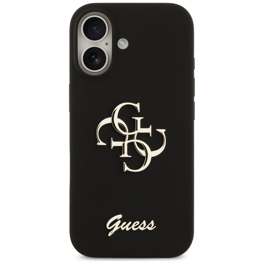 Deksel for Apple iPhone 17, Guess, Big 4G Script, Svart