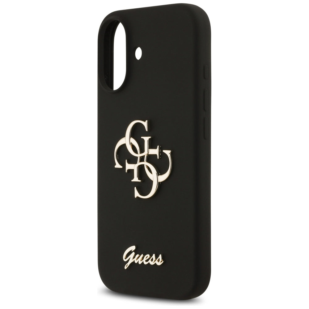 Deksel for Apple iPhone 17, Guess, Big 4G Script, Svart