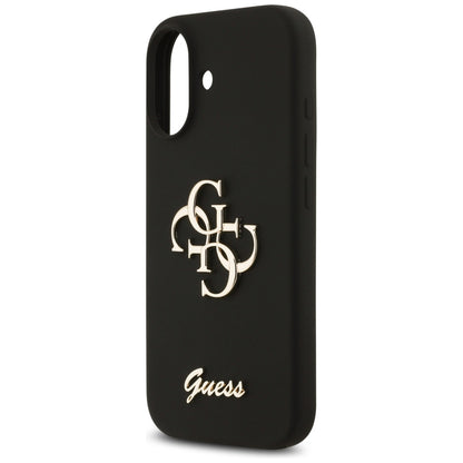 Deksel for Apple iPhone 17, Guess, Big 4G Script, Svart