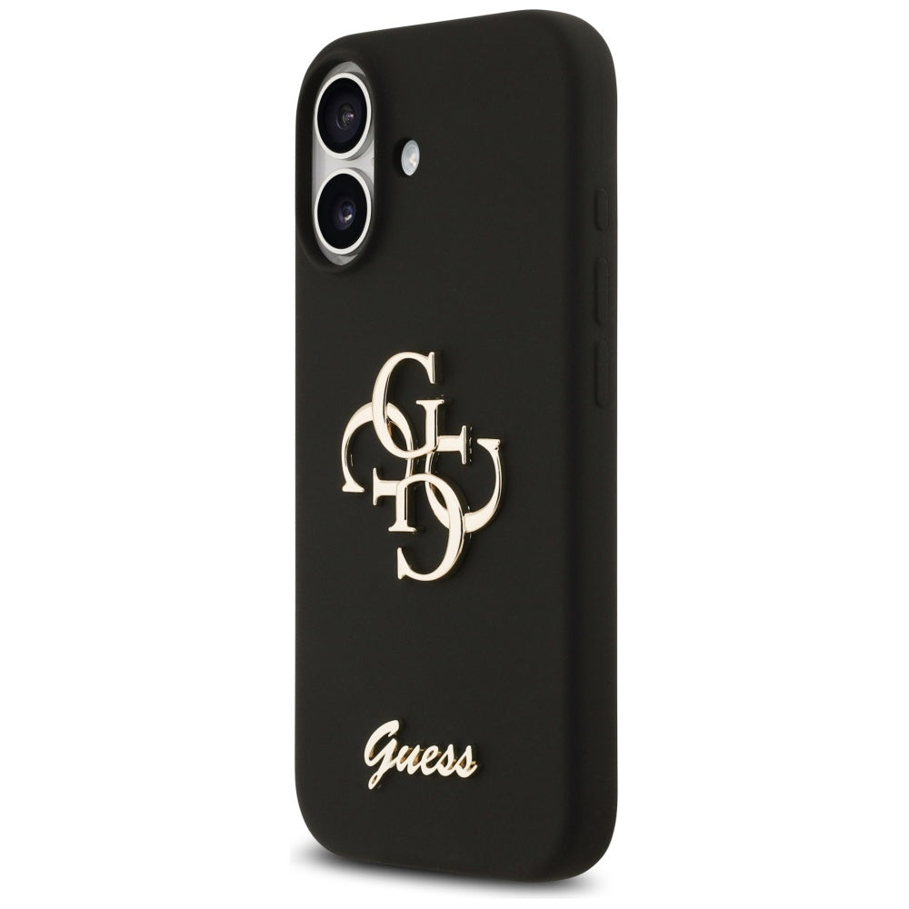 Deksel for Apple iPhone 17, Guess, Big 4G Script, Svart