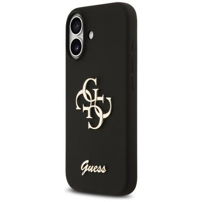 Deksel for Apple iPhone 17, Guess, Big 4G Script, Svart