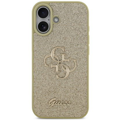 Deksel for Apple iPhone 17, Guess, Fixed Glitter Big 4G, Gull