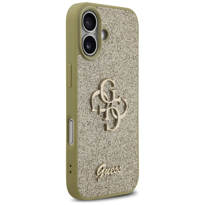 Deksel for Apple iPhone 17, Guess, Fixed Glitter Big 4G, Gull