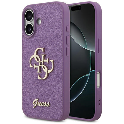 Deksel for Apple iPhone 17, Guess, Fixed Glitter Big 4G, Lilla