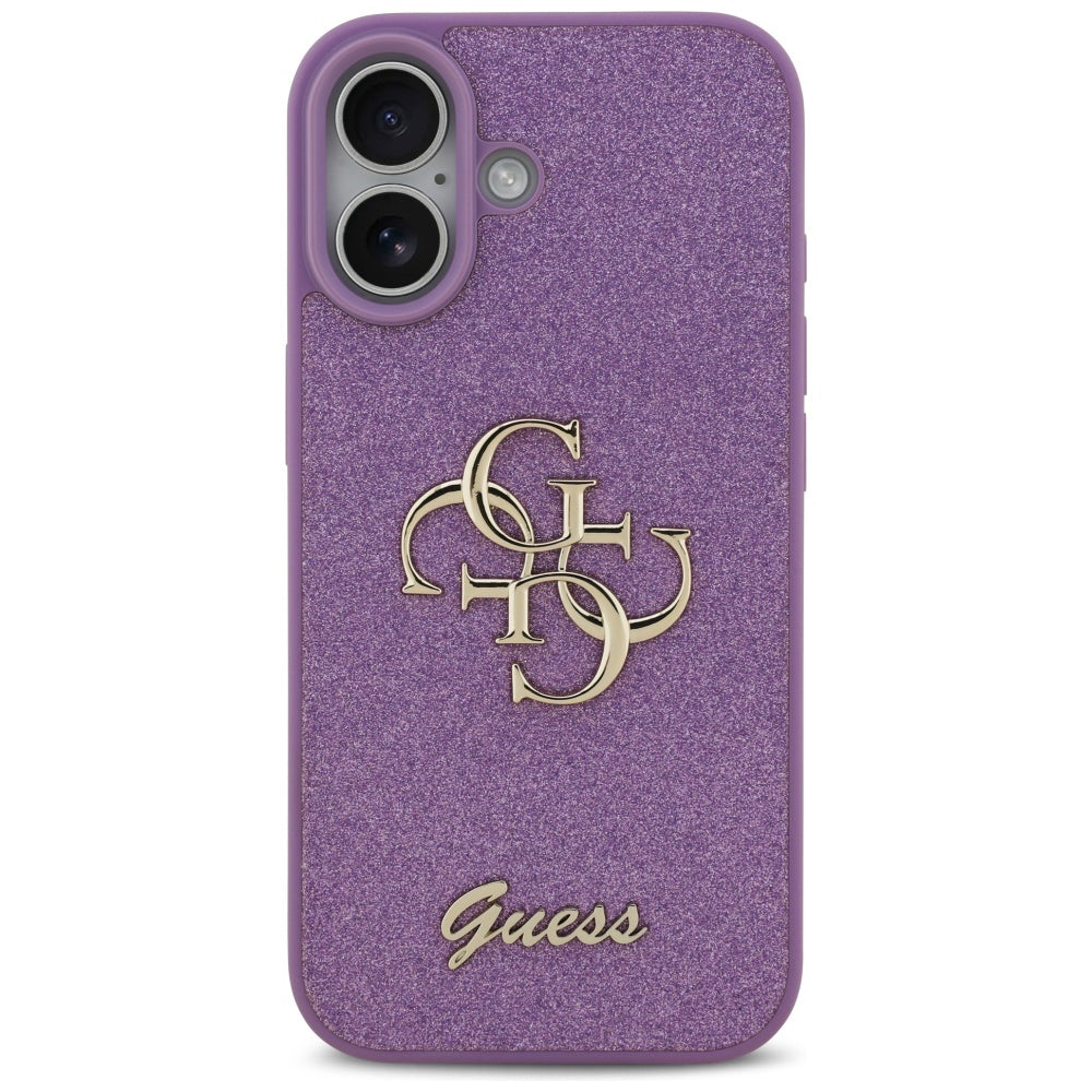 Deksel for Apple iPhone 17, Guess, Fixed Glitter Big 4G, Lilla