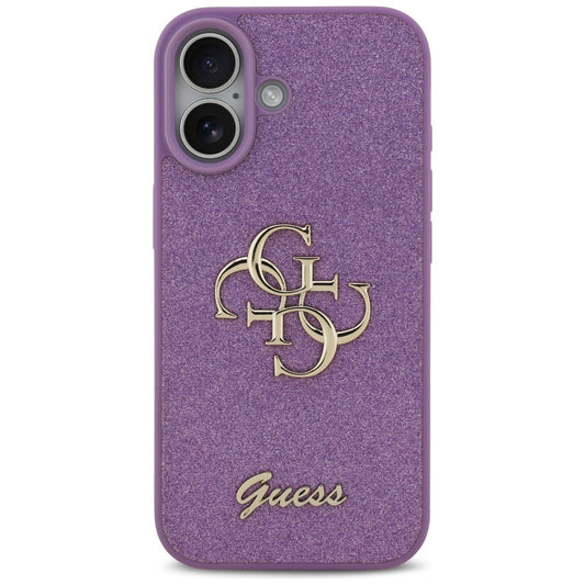 Deksel for Apple iPhone 17, Guess, Fixed Glitter Big 4G, Lilla