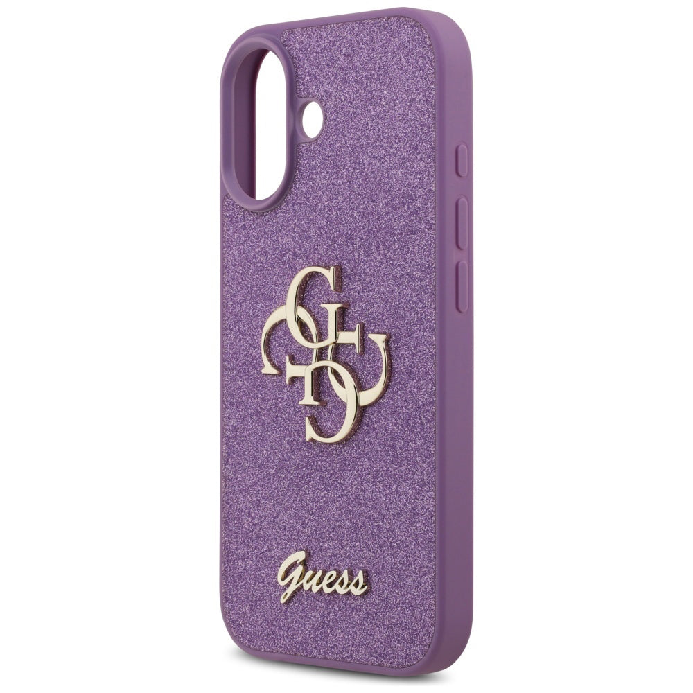 Deksel for Apple iPhone 17, Guess, Fixed Glitter Big 4G, Lilla