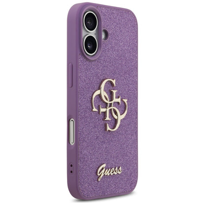 Deksel for Apple iPhone 17, Guess, Fixed Glitter Big 4G, Lilla