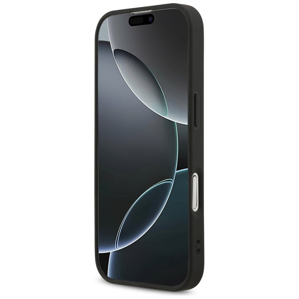 Deksel for Apple iPhone 17, Guess, Fixed Glitter Big 4G, Svart