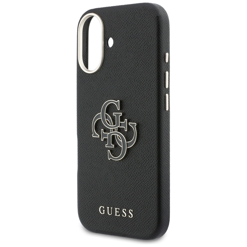 Deksel for Apple iPhone 17, Guess, Resin Logo, Svart