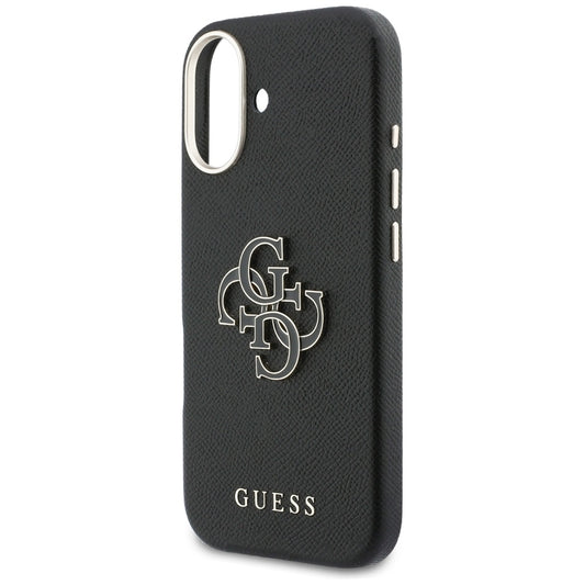 Deksel for Apple iPhone 17, Guess, Resin Logo, Svart
