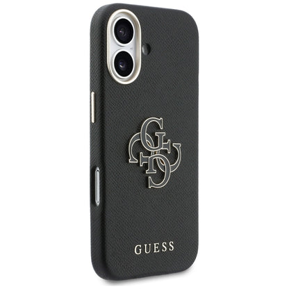 Deksel for Apple iPhone 17, Guess, Resin Logo, Svart