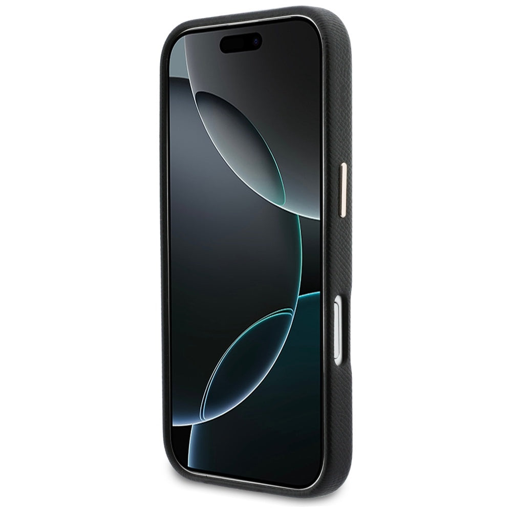 Deksel for Apple iPhone 17, Guess, Resin Logo, Svart