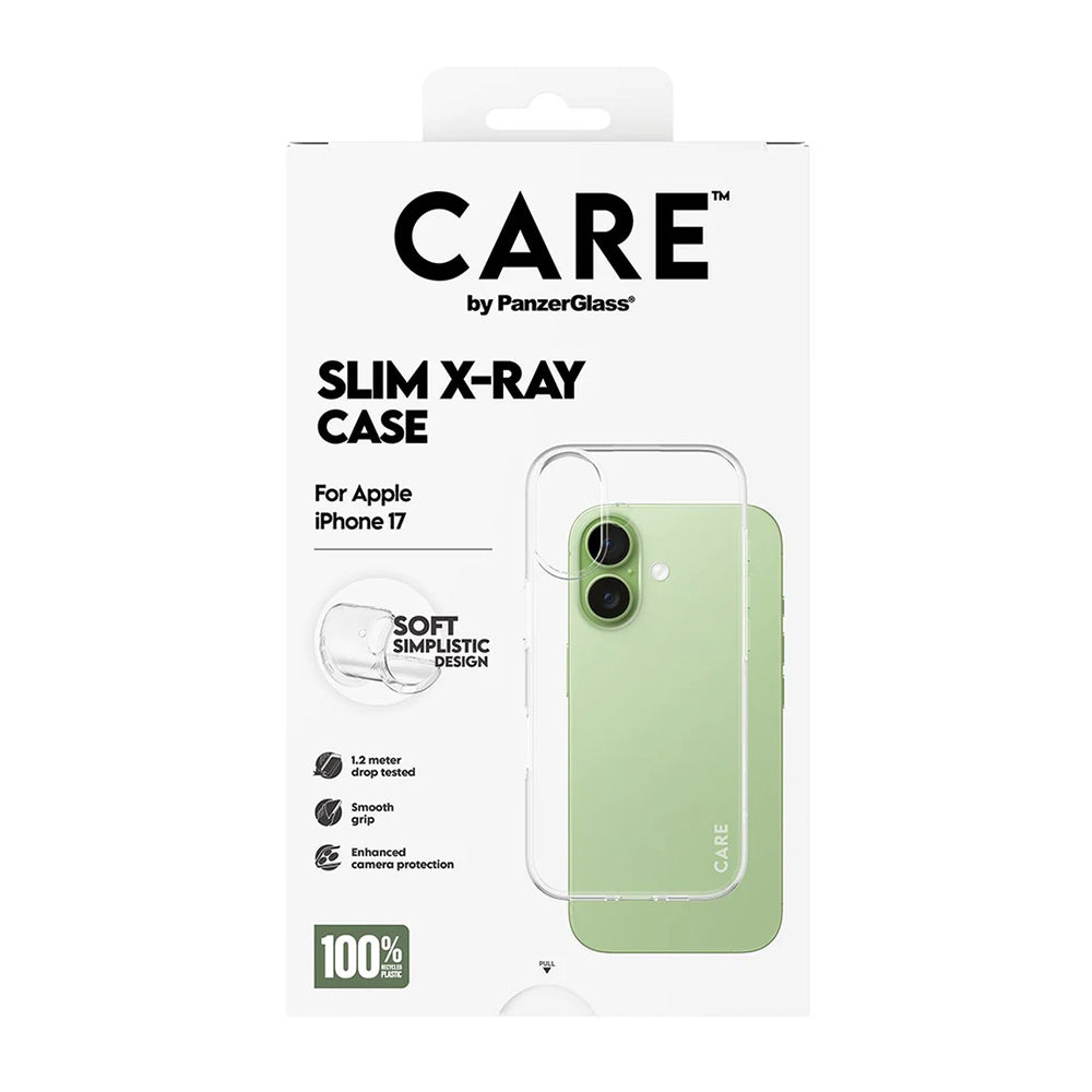 Deksel for Apple iPhone 17, PanzerGlass, Care Fashionable X-ray, Gjennomsiktig