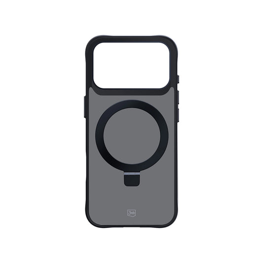 Deksel for Apple iPhone 17 Pro, 3MK, Smoke MagStand, Svart