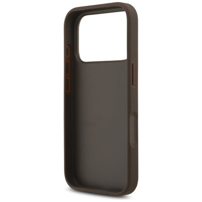 Deksel for Apple iPhone 17 Pro, Guess, 4G Big Logo, Brun