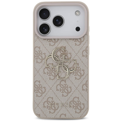 Deksel for Apple iPhone 17 Pro, Guess, 4G Big Logo, Rosa