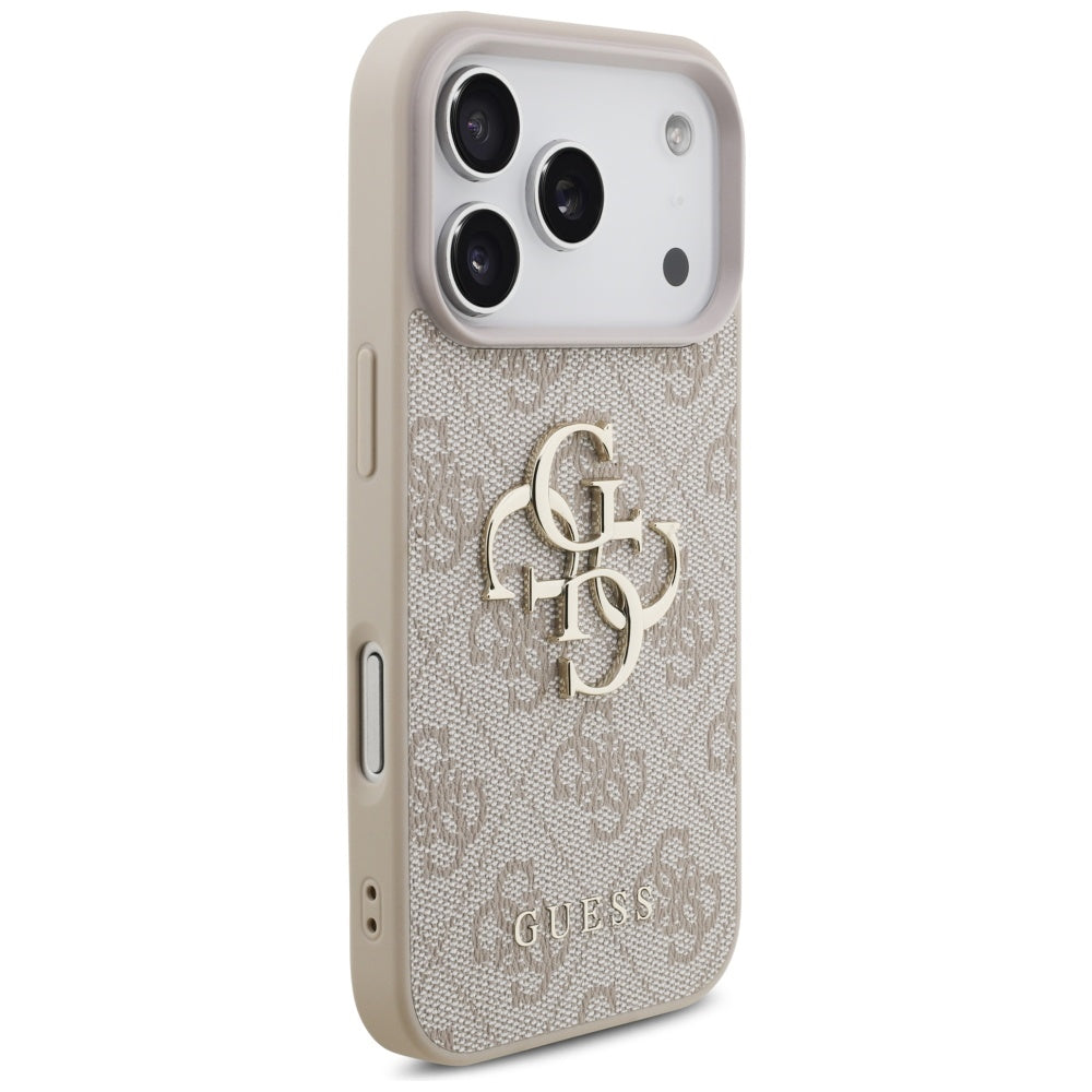 Deksel for Apple iPhone 17 Pro, Guess, 4G Big Logo, Rosa