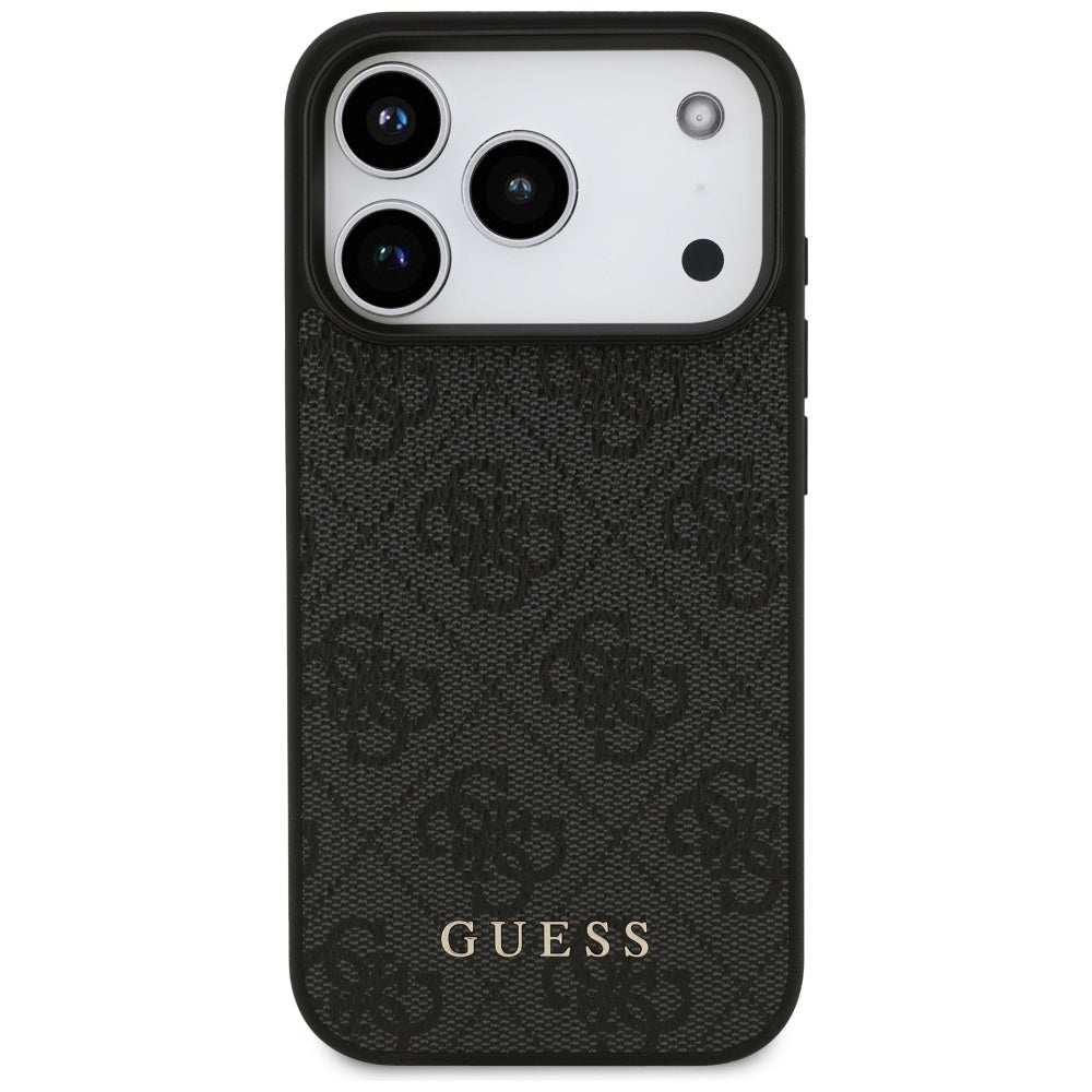Deksel for Apple iPhone 17 Pro, Guess, 4G Classic, Svart