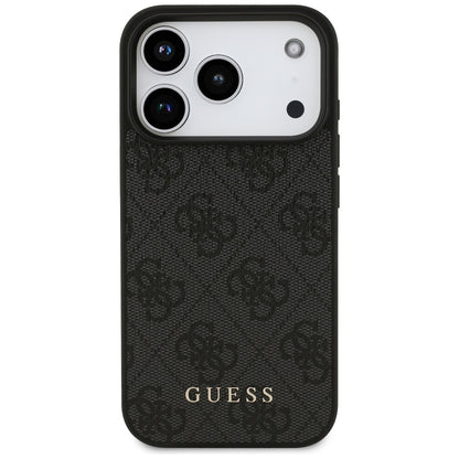 Deksel for Apple iPhone 17 Pro, Guess, 4G Classic, Svart