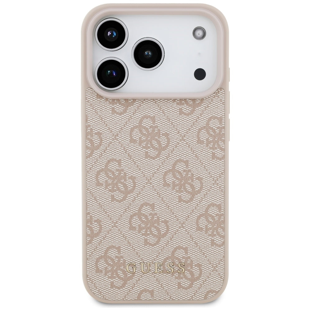 Deksel for Apple iPhone 17 Pro, Guess, 4G Classic, Rosa