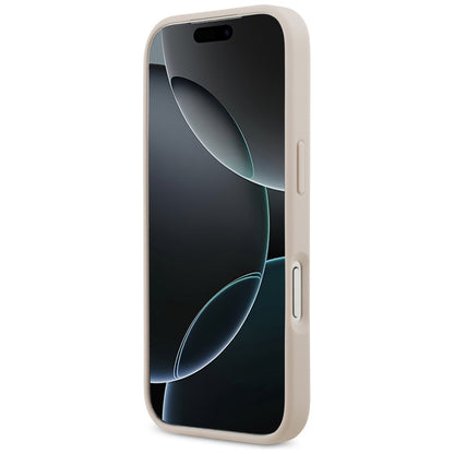 Deksel for Apple iPhone 17 Pro, Guess, 4G Double Card Triangle, Rosa