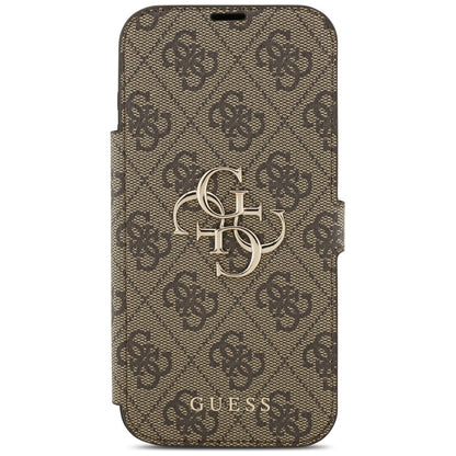 Deksel for Apple iPhone 17 Pro, Guess, 4G Metal Logo, Brun