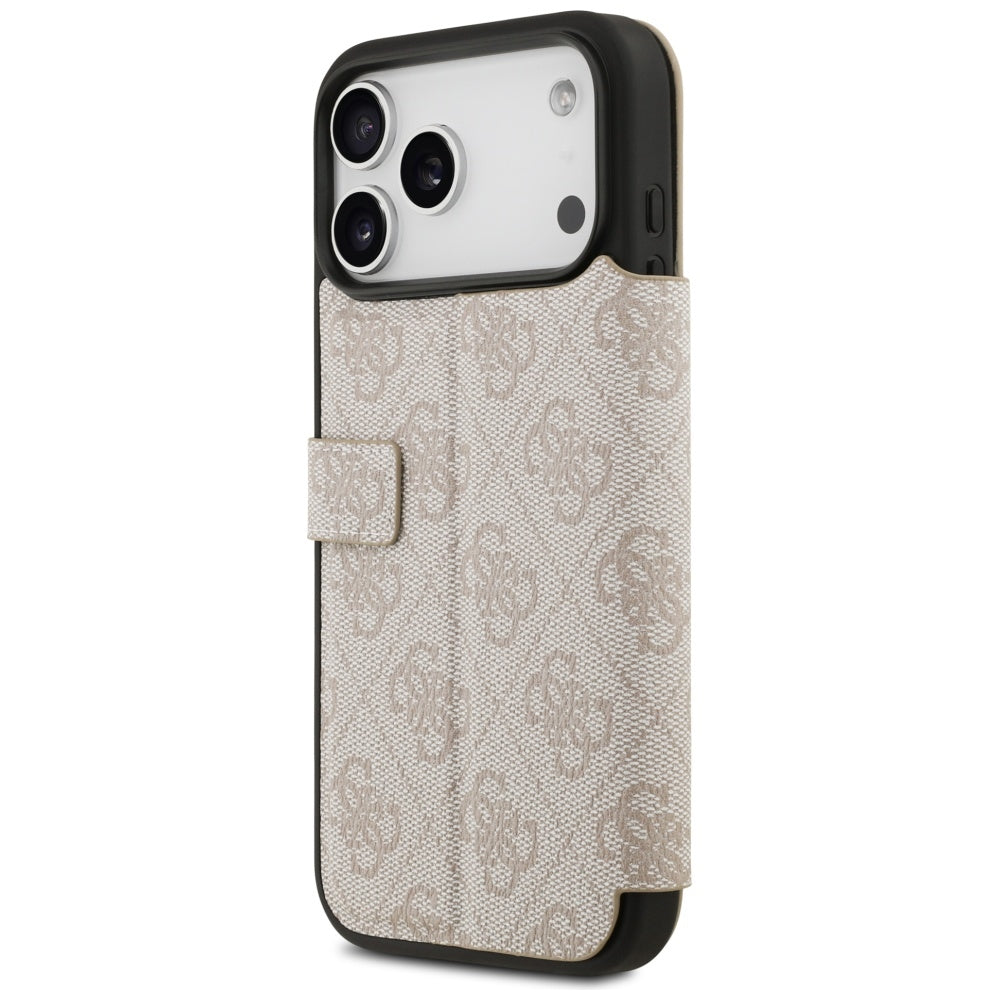 Deksel for Apple iPhone 17 Pro, Guess, 4G Metal Logo, Rosa