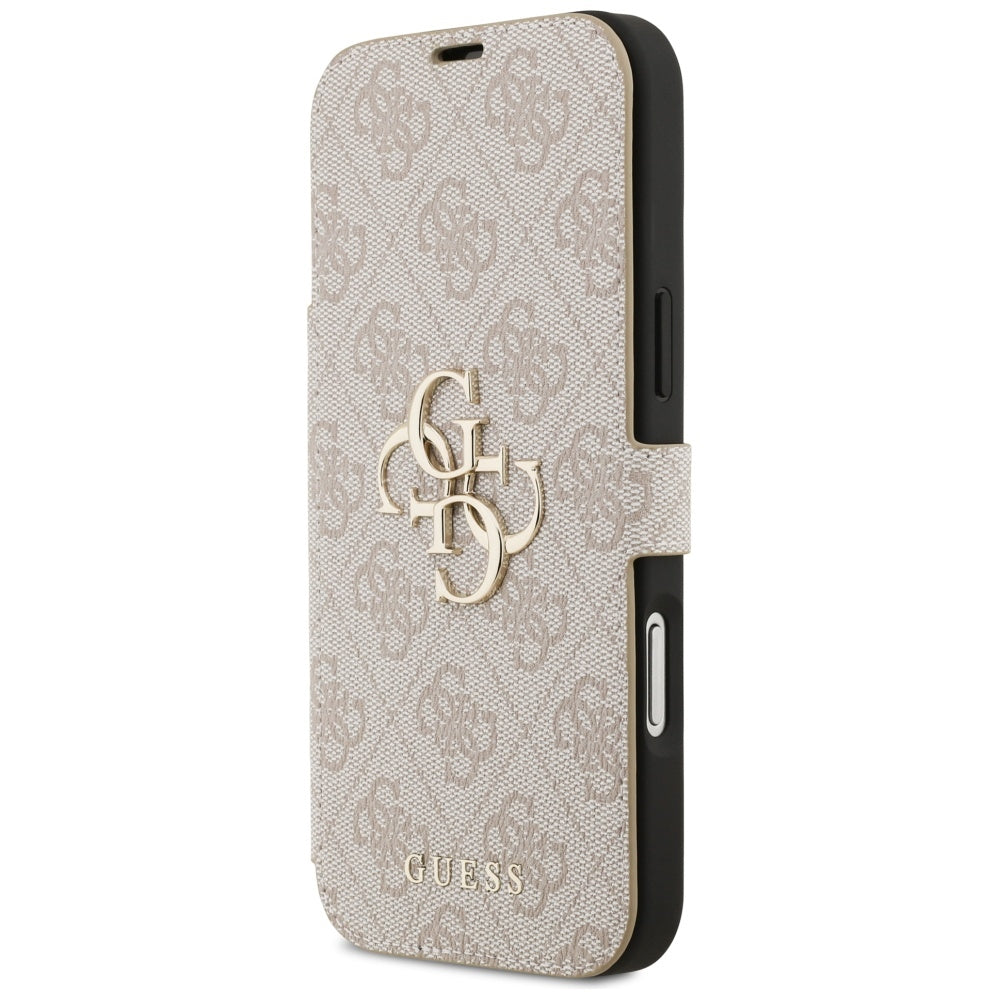Deksel for Apple iPhone 17 Pro, Guess, 4G Metal Logo, Rosa