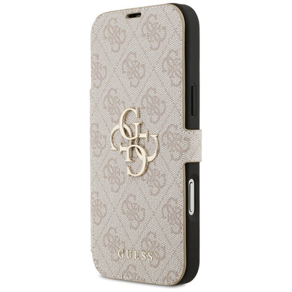 Deksel for Apple iPhone 17 Pro, Guess, 4G Metal Logo, Rosa