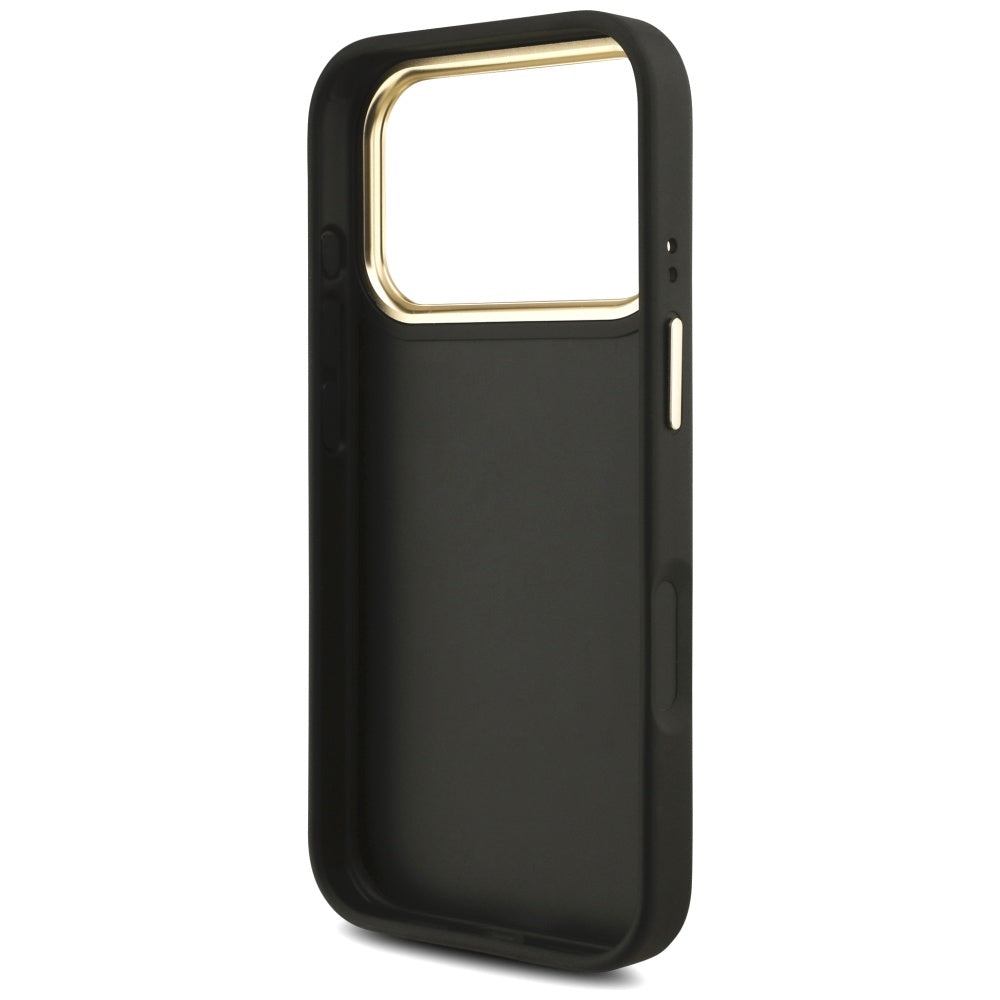 Deksel for Apple iPhone 17 Pro, Guess, Big 4G Classic Logo with Big Strap, Svart