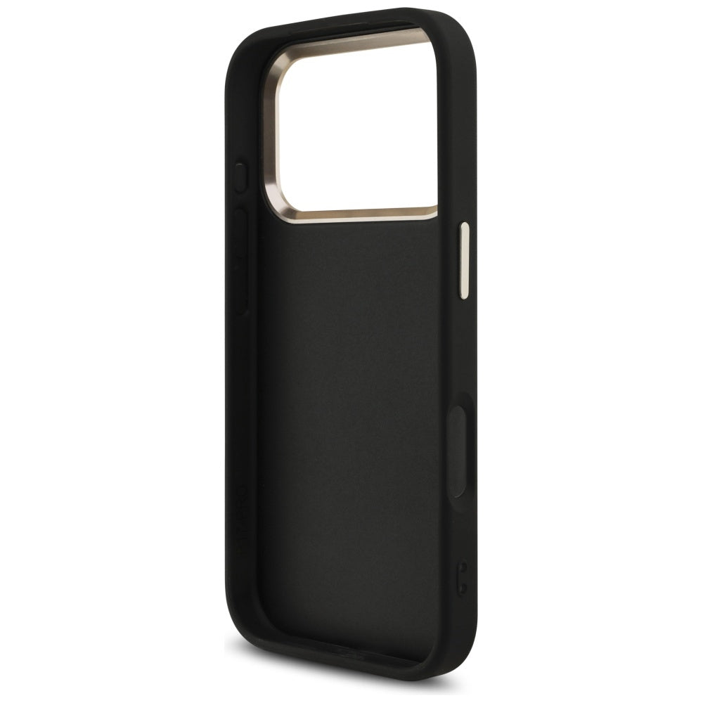 Deksel for Apple iPhone 17 Pro, Guess, Big 4G Logo Classic, Svart Gull