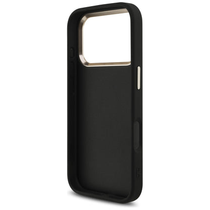 Deksel for Apple iPhone 17 Pro, Guess, Big 4G Logo Classic, Svart Gull