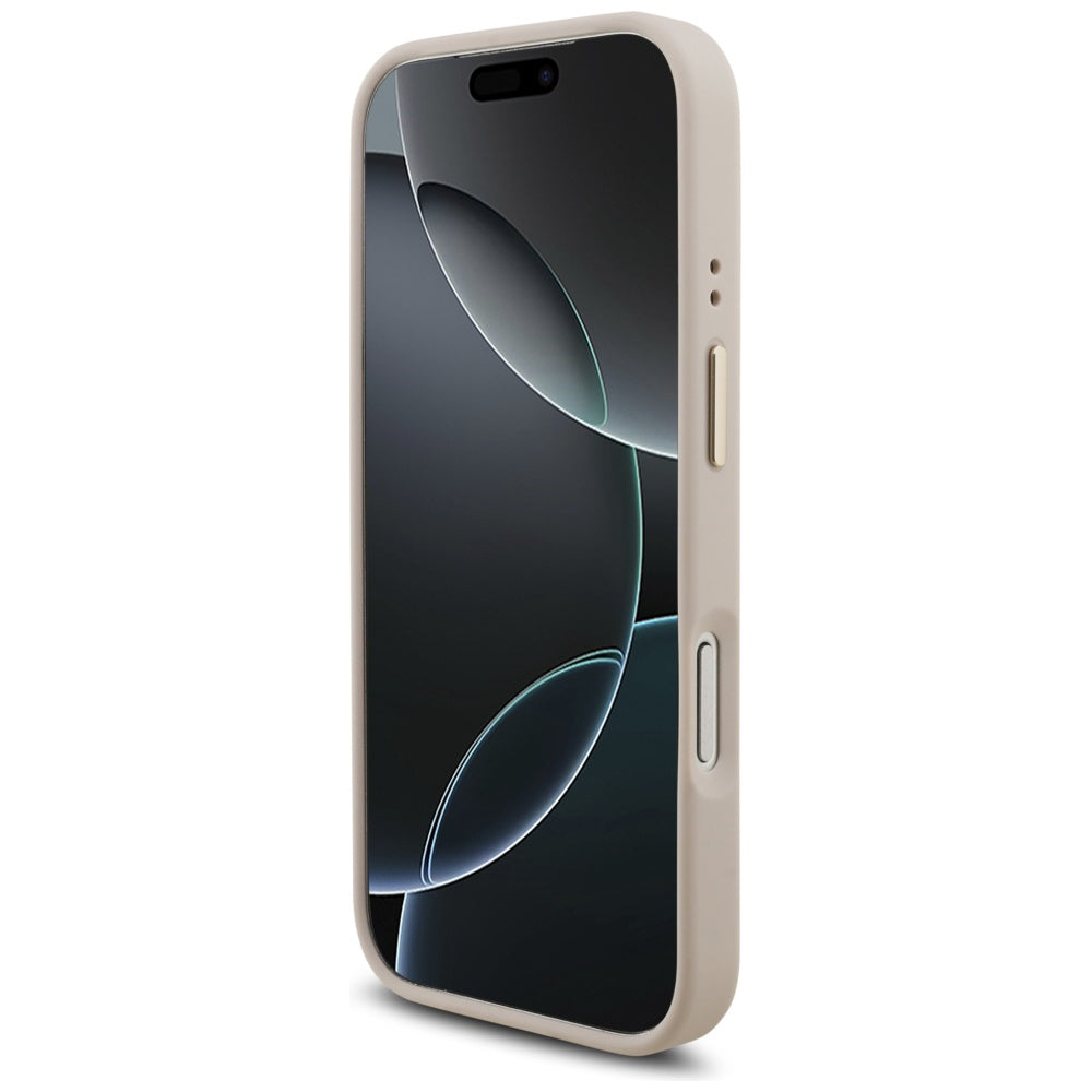 Deksel for Apple iPhone 17 Pro, Guess, Big 4G Logo Classic, Rosa Gull