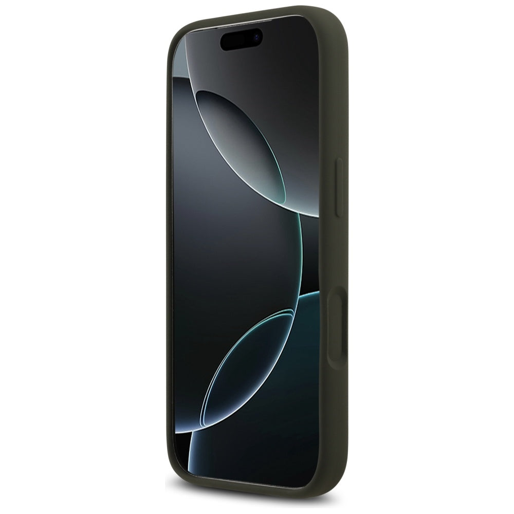Deksel for Apple iPhone 17 Pro, Guess, Big 4G Script, Kaki