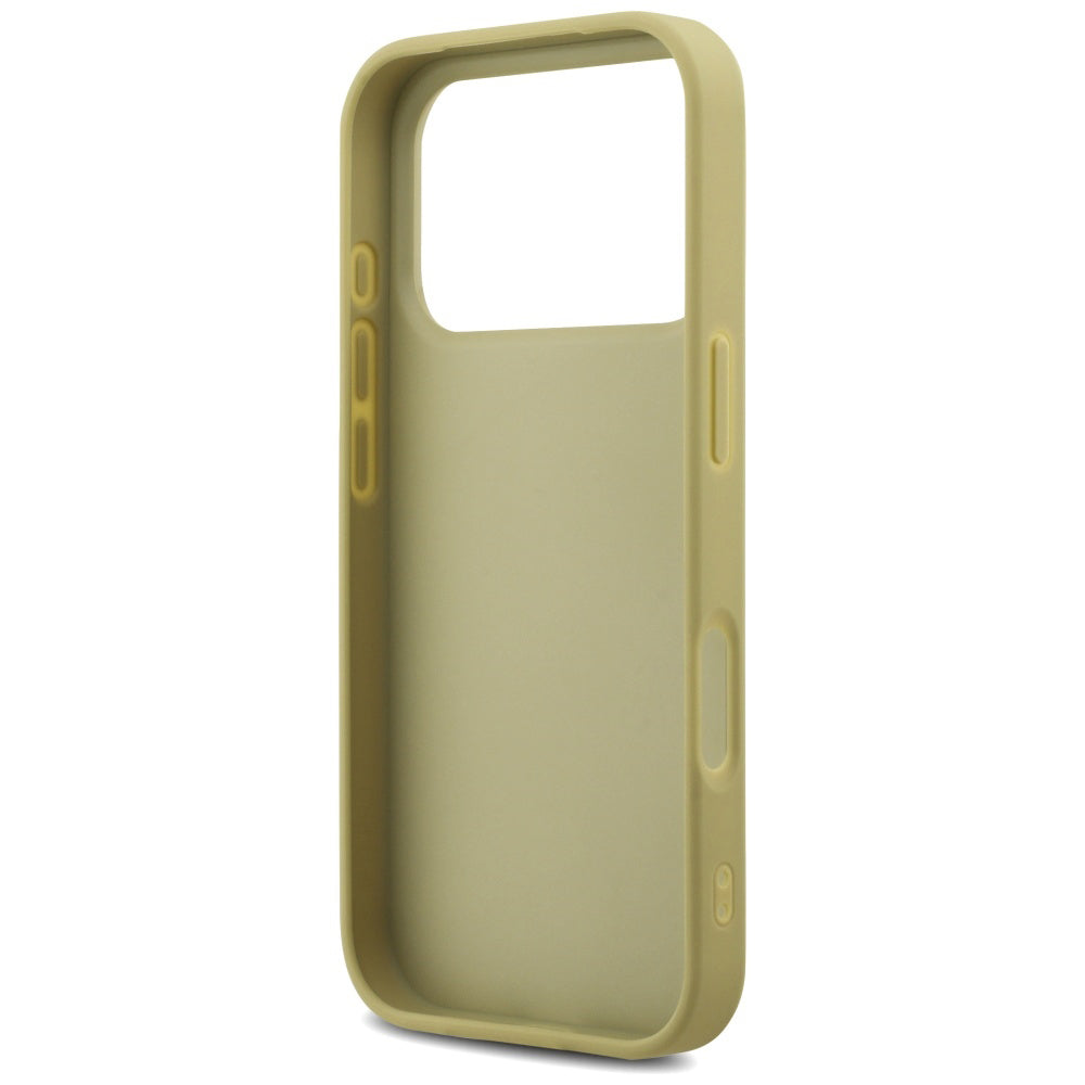 Deksel for Apple iPhone 17 Pro, Guess, Fixed Glitter Big 4G, Gull