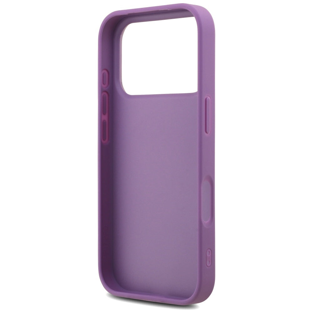 Deksel for Apple iPhone 17 Pro, Guess, Fixed Glitter Big 4G, Lilla
