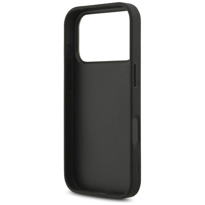 Deksel for Apple iPhone 17 Pro, Guess, Fixed Glitter Big 4G, Svart