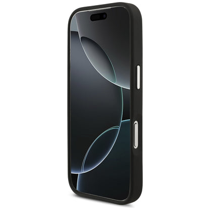 Deksel for Apple iPhone 17 Pro, Karl Lagerfeld, Grained Karl & Choupette's Heads Pins and Logo, Svart