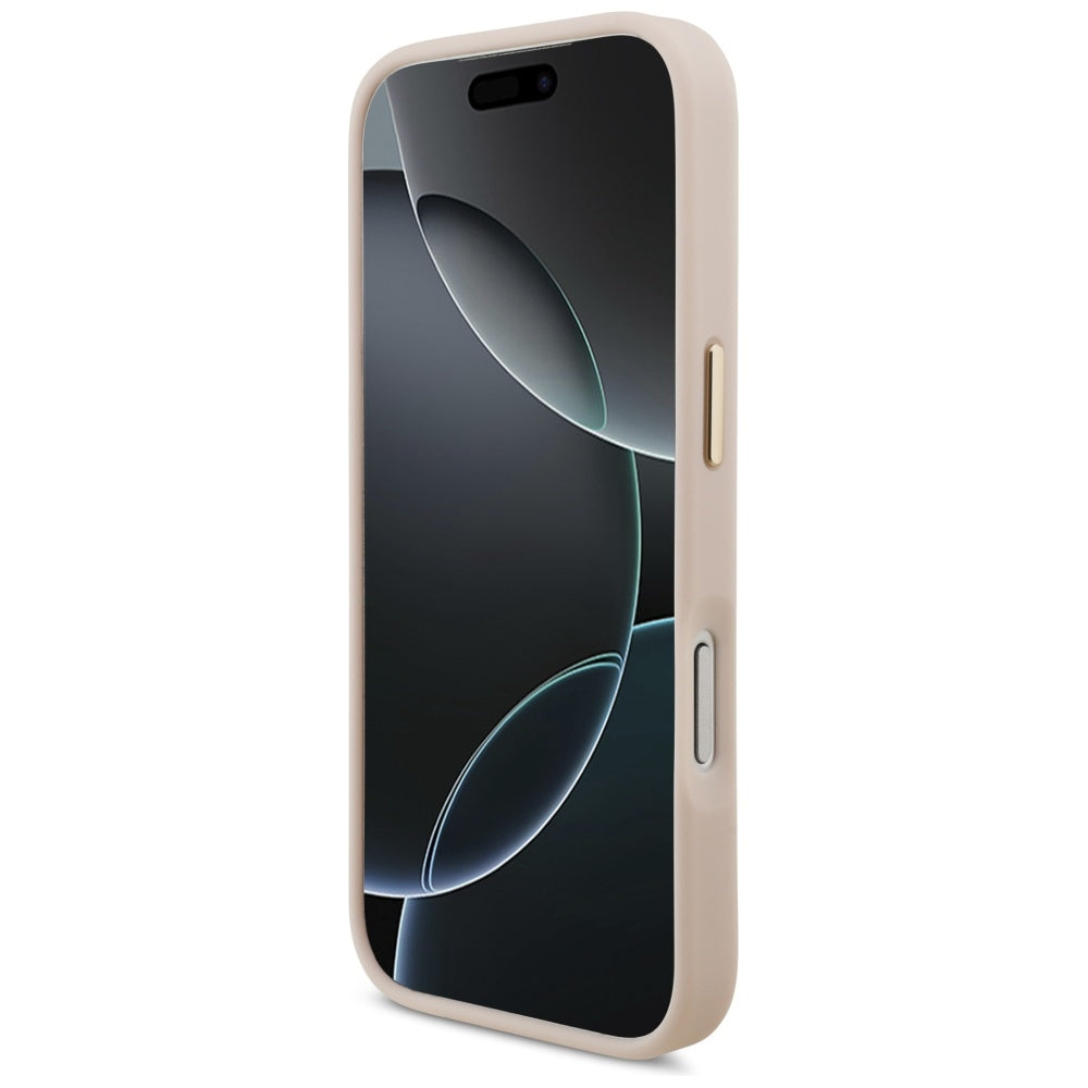 Deksel for Apple iPhone 17 Pro, Karl Lagerfeld, Script Logo, Rosa