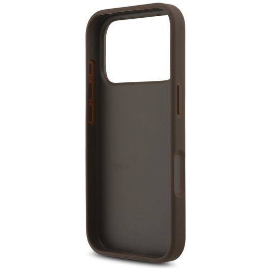 Deksel for Apple iPhone 17 Pro Max, Guess, 4G Big Logo, Brun