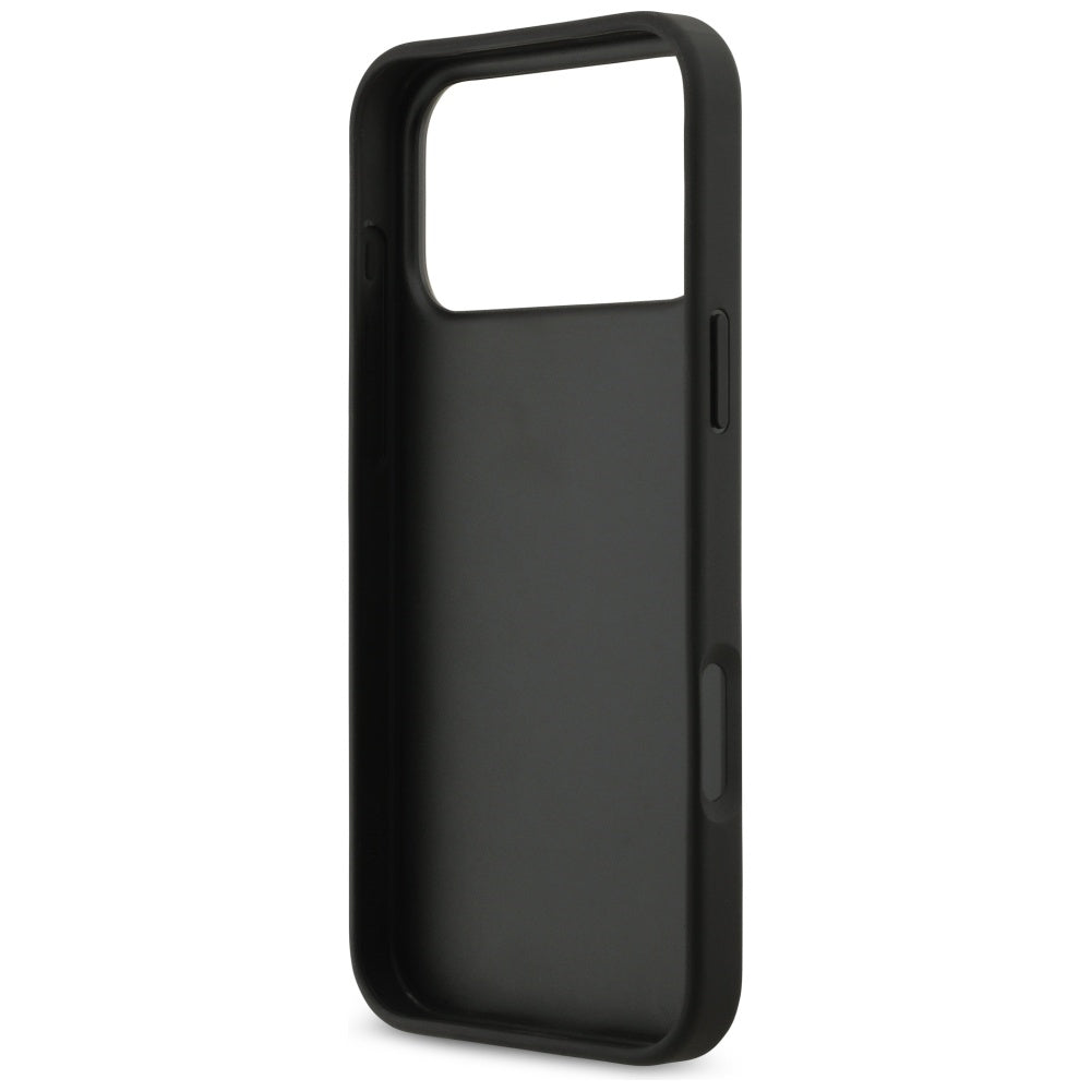 Deksel for Apple iPhone 17 Pro Max, Guess, 4G Grained Big and Classic Logo, Svart