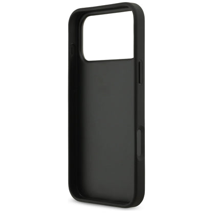 Deksel for Apple iPhone 17 Pro Max, Guess, 4G Grained Big and Classic Logo, Svart