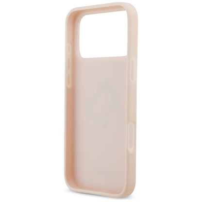 Deksel for Apple iPhone 17 Pro Max, Guess, 4G Grained Big and Classic Logo, Rosa