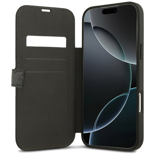 Deksel for Apple iPhone 17 Pro Max, Guess, 4G Metal Logo, Svart
