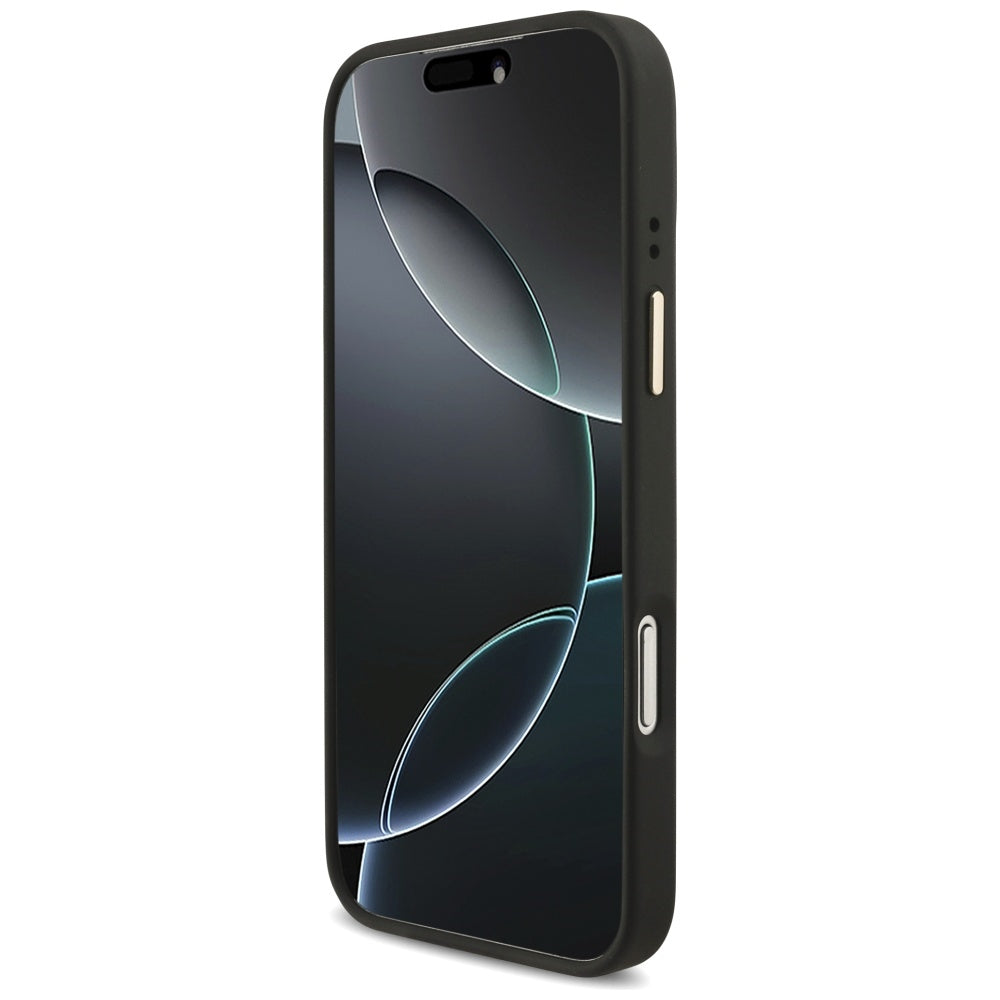 Deksel for Apple iPhone 17 Pro Max, Guess, Big 4G Classic Logo with Big Strap, Svart