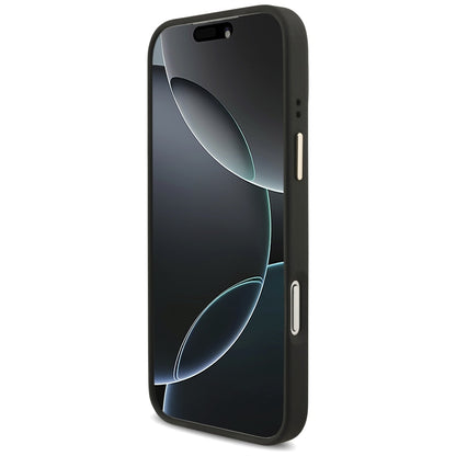 Deksel for Apple iPhone 17 Pro Max, Guess, Big 4G Classic Logo with Big Strap, Svart