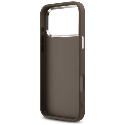 Deksel for Apple iPhone 17 Pro Max, Guess, Big 4G Logo Classic, Brun Sølv