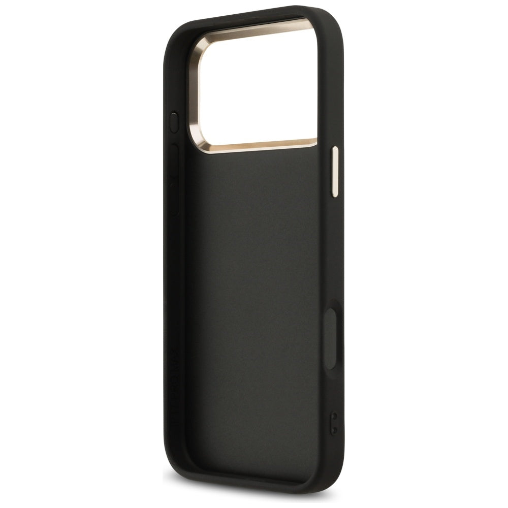Deksel for Apple iPhone 17 Pro Max, Guess, Big 4G Logo Classic, Svart Gull